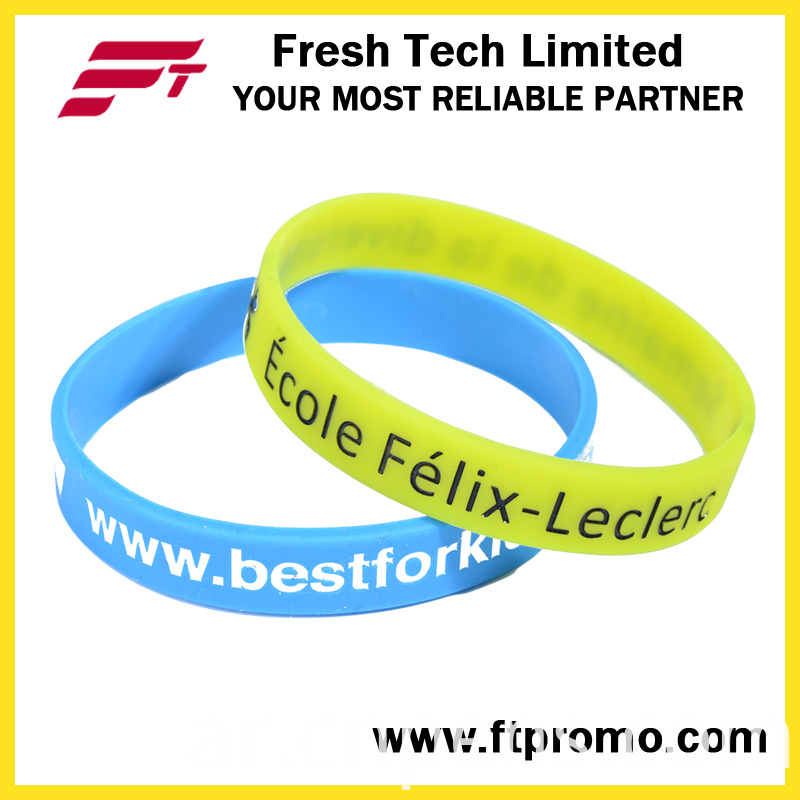 Professional OEM Promotional Gift Silicone Wristband